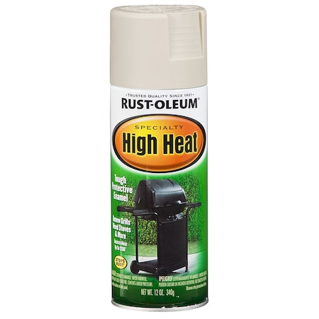 Rust-Oleum Spray Paint, Almond, Satin, 12 oz 7750830